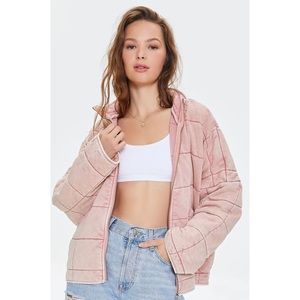 NWT Forever 21 Free People Dolman Jacket Dupe in Dusty Pink Size Medium